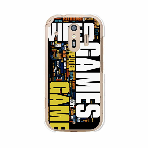 Rakuten - 送料無料 らくらくスマートフォン F-42A / らくらくスマートフォン me F-01L 共通 ケース/カバー 【GAMES】らくらくホンf42aケース f01lケース シリコンケースのような柔らかい携帯カバーも