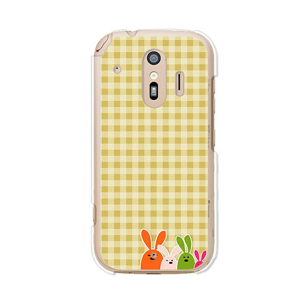 Rakuten - 送料無料 らくらくスマートフォン F-42A / らくらくスマートフォン me F-01L 共通 ケース/カバー 【にふにふチェック】らくらくホンf42aケース f01lケース シリコンケースのような柔らかい携帯カバーも