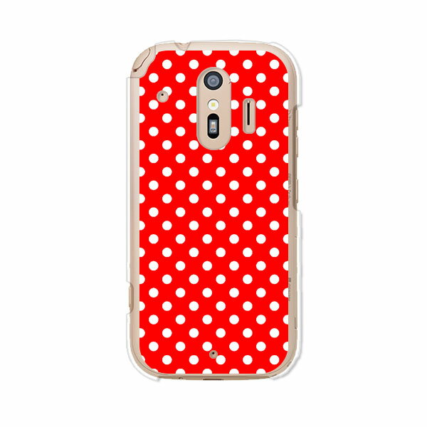Rakuten - 送料無料 らくらくスマートフォン F-42A / らくらくスマートフォン me F-01L 共通 ケース/カバー 【R:WドットS】らくらくホンf42aケース f01lケース シリコンケースのような柔らかい携帯カバーも