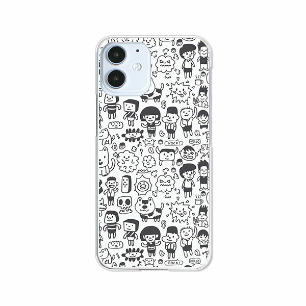 Rakuten - 送料無料 iPhone12シリーズ ケース/カバー 【カートゥンPeople】iPhone12mini iPhone12ProMax iPhone12pro iPhone12ケース クリアケースとシリコンケースのような柔らかい携帯カバーも