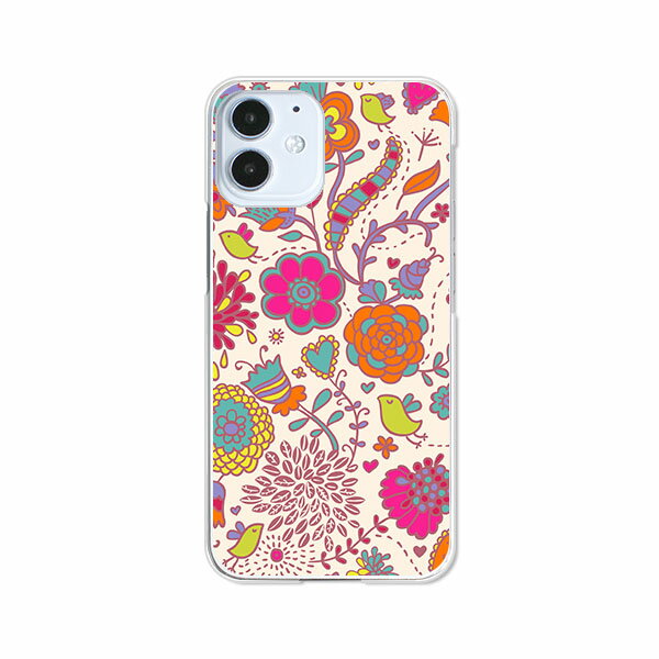 Rakuten - 送料無料 iPhone12シリーズ ケース/カバー 【花×小鳥】iPhone12mini iPhone12ProMax iPhone12pro iPhone12ケース クリアケースとシリコンケースのような柔らかい携帯カバーも