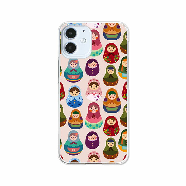 Rakuten - 送料無料 iPhone12シリーズ ケース/カバー 【マトリョーシカちゃん】iPhone12mini iPhone12ProMax iPhone12pro iPhone12ケース クリアケースとシリコンケースのような柔らかい携帯カバーも