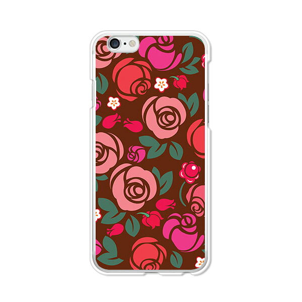 Rakuten - 送料無料 iphone6s ケース / iphone6 ケース 共通 カバー 【薔薇】 アイフォンスマートフォンカバー iphone6sケース iphone6 ケース docomo au softbank Y!mobile SIMフリー 携帯カバー