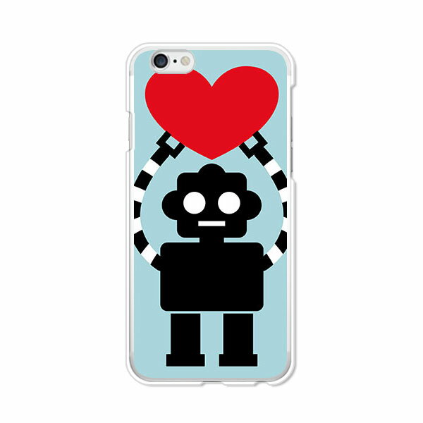Rakuten - 送料無料 iphone6s ケース / iphone6 ケース 共通 カバー 【I愛Robot】 アイフォンスマートフォンカバー iphone6sケース iphone6 ケース docomo au softbank Y!mobile SIMフリー 携帯カバー
