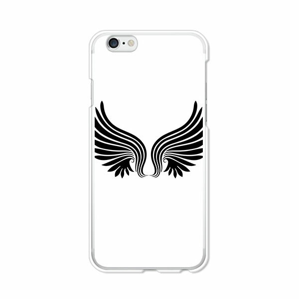 Rakuten - 送料無料 iphone6s ケース / iphone6 ケース 共通 カバー 【ワンポイント（羽）】 アイフォンスマートフォンカバー iphone6sケース iphone6 ケース docomo au softbank Y!mobile SIMフリー 携帯カバー