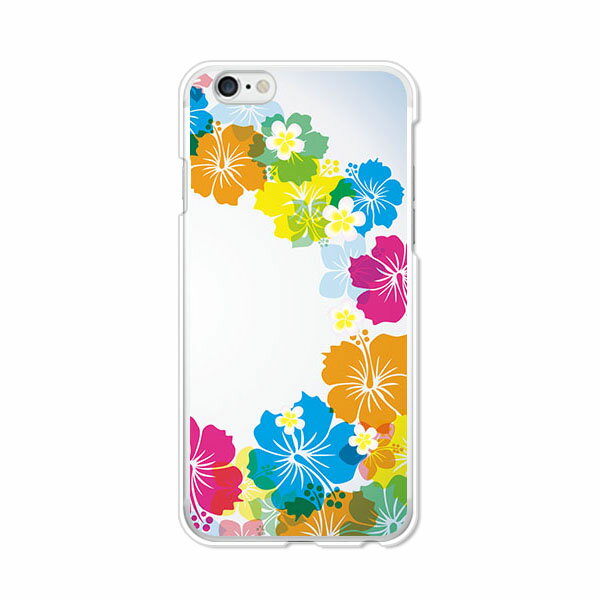 Rakuten - 送料無料 iphone6s ケース / iphone6 ケース 共通 カバー 【ハイビスカスFLASH】 アイフォンスマートフォンカバー iphone6sケース iphone6 ケース docomo au softbank Y!mobile SIMフリー 携帯カバー