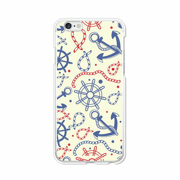 Rakuten - 送料無料 iphone6s ケース / iphone6 ケース 共通 カバー 【マリン柄2】 アイフォンスマートフォンカバー iphone6sケース iphone6 ケース docomo au softbank Y!mobile SIMフリー 携帯カバー