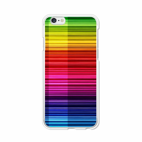 Rakuten - 送料無料 iphone6s ケース / iphone6 ケース 共通 カバー 【Rainbow】 アイフォンスマートフォンカバー iphone6sケース iphone6 ケース docomo au softbank Y!mobile SIMフリー 携帯カバー