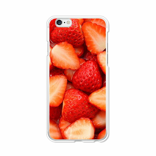 Rakuten - 送料無料 iphone6s ケース / iphone6 ケース 共通 カバー 【Strawberry】 アイフォンスマートフォンカバー iphone6sケース iphone6 ケース docomo au softbank Y!mobile SIMフリー 携帯カバー