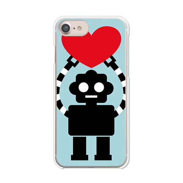 Rakuten - 送料無料 iPhoneSE第3世代/iPhoneSE2/iphone7/iPhone8共通ケース/カバー 【I愛Robot】スマホケース スマートフォンカバー アイフォンケース iPhoneSE3カバー 携帯カバー