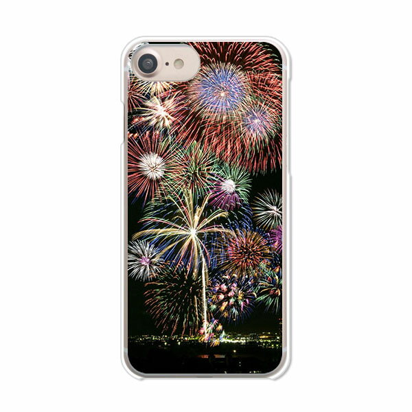 Rakuten - 送料無料 iPhoneSE第3世代/iPhoneSE2/iphone7/iPhone8共通ケース/カバー 【花火：夏の終わりに】スマホケース スマートフォンカバー アイフォンケース iPhoneSE3カバー 携帯カバー
