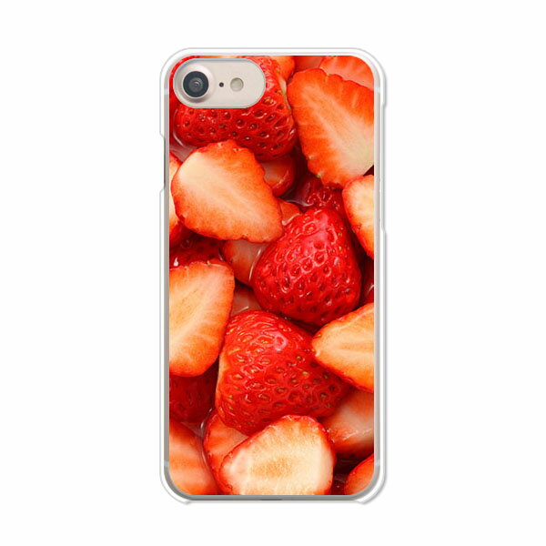 Rakuten - 送料無料 iPhoneSE第3世代/iPhoneSE2/iphone7/iPhone8共通ケース/カバー 【Strawberry】スマホケース スマートフォンカバー アイフォンケース iPhoneSE3カバー 携帯カバー