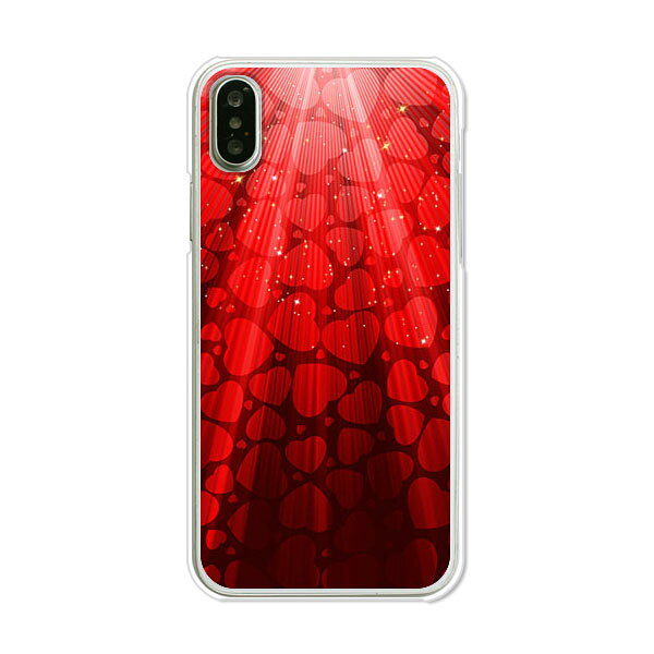 Rakuten - 送料無料 iPhone XS ケース/ iPhone X ケース 共通 ケース/カバー 【降り注ぐハート】iPhone10s iPhone10 シリコンケースのような柔らかい携帯カバーも。
