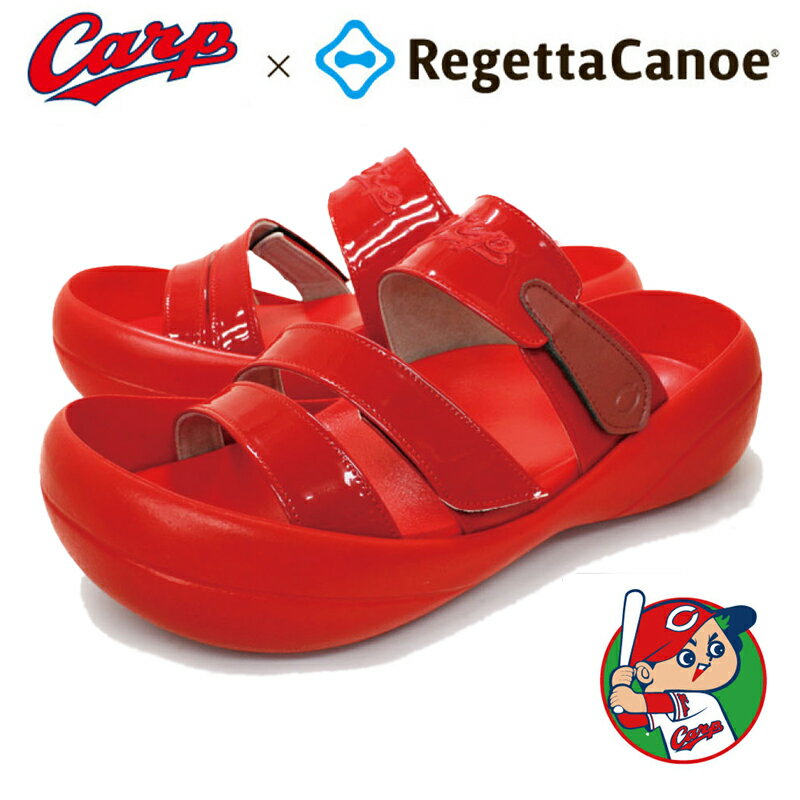 Regetta Canoe リゲッタ カープ メンズ サンダル 限定 プロ野球 グッズ コラボ 広島東洋カープ carp 12球団 おしゃれ お洒落 早い者勝..