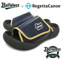 Regetta Canoe リゲッタ バファローズ メンズ サンダル 限定 プロ野球 グッズ コラボ オリックスバファローズ Buffaloes オリックス 12..