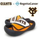 Regetta Canoe リゲッタ ジャイアンツ メンズ サンダル 限定 プロ野球 グッズ コラボ 巨人 12球団 おしゃれ お洒落 早い者勝ち ギフト プレゼント ファン 応援グッズ 大きいサイズ 小さいサイズ S M L LL 日本製 国産の商品画像