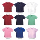 男女兼用 スクラブ Tシャツ ポケット付 メディカル 大きいサイズ 小さい 白衣 医療 看護 綿混素材 医療用 メンズ レディース ドクター ナース オールシーズン