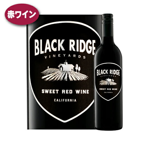 ＼ 5/22までP3倍! ／ ワイン 赤 甘口 スウィート レッド ワイン カリフォルニア NV ブラック リッジアメリカ シラー ブラックリッジ スコット セラーズ