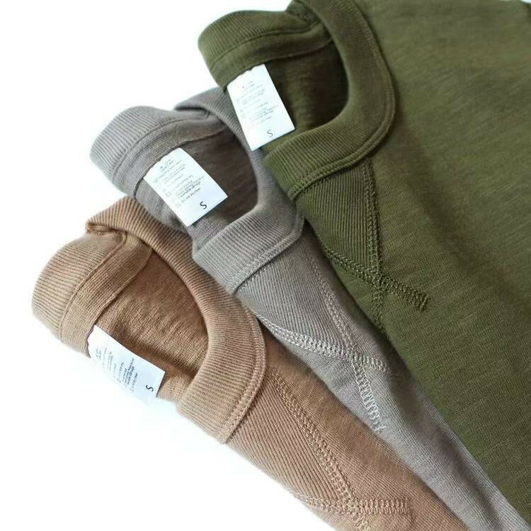レディース メンズ クルーネック 男女兼用 ロングTシャツ 無地 Tシャツ 半袖 純色 カットソー トップス ティーシャツ 新作 綿 コットン 大人気 プレゼント