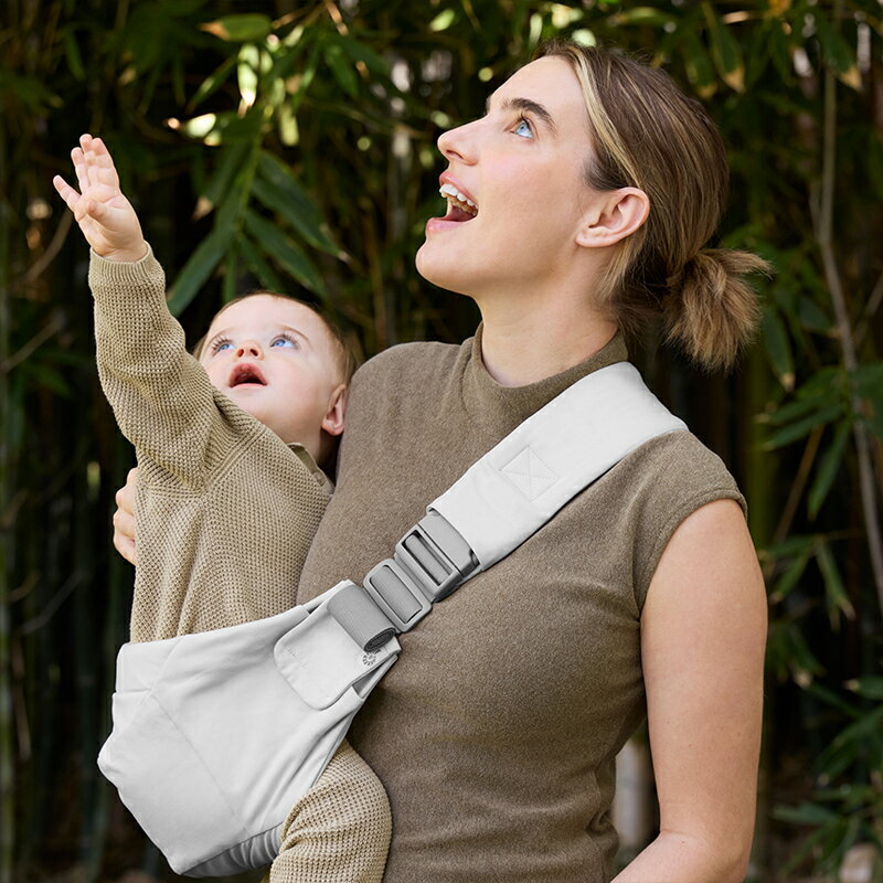 Rakuten - 【公式】 エルゴベビー アップシースリング Upsie Sling パールグレー スリングキャリア スリング 抱っこ紐 Ergobaby エルゴ 日本正規品 2年保証 ベビー 抱っこひも ベビーキャリア ギフト 旅行 コンパクト ポケット付き