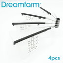 【期間限定ポイント5倍】Dreamfarm ドリームファーム Levups メジャーカップ 料理器具 コンパクト収納 クリア 片手 計量カップ4種セット 簡単計...