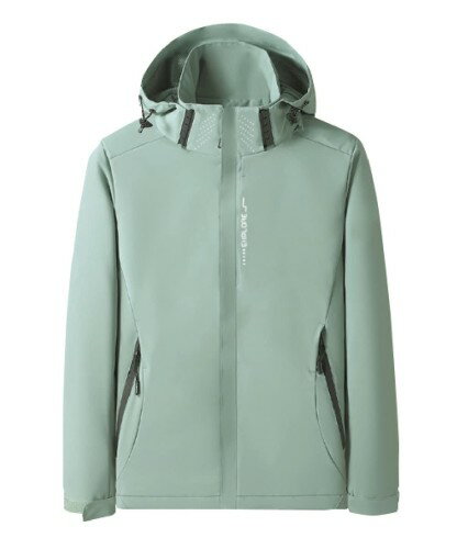 ウィンドブレーカー レディース レインコート レインウェア ブルゾン マウンテンパーカー 防風ジャケット グリーン 2XL