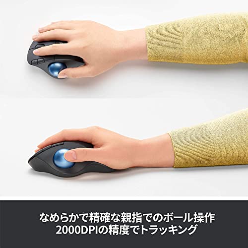 ���������� �磻��쥹�ޥ��� �ȥ�å��ܡ��� ̵�� M575GR Bluetooth Unifying 5�ܥ��� windows mac iPad M575 ���Ӽ�̿����24���� ����ե�����