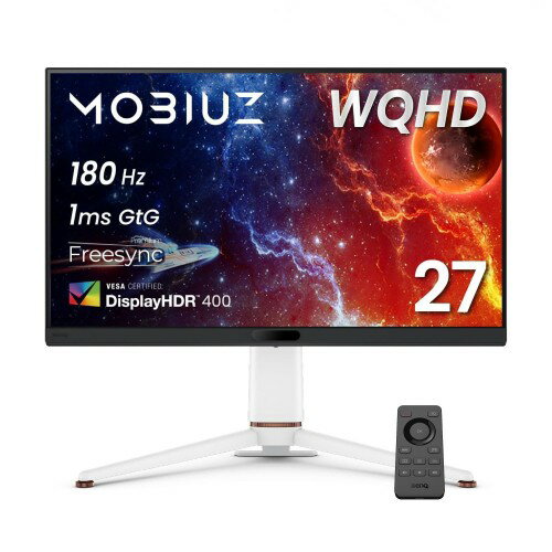ベンキュージャパン BenQ MOBIUZ EX271Q (27インチ/WQHD/180Hz/1ms/HDR 400/PixSoulエンジン搭載/ESS D..