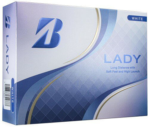 BRIDGESTONE(ブリヂストン)ゴルフボール LADY 2025年モデル 12球入 ホワイト L5WXJ