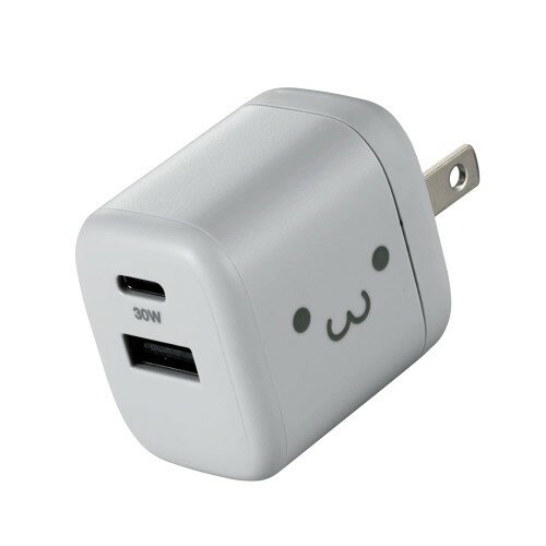 USB Type-C(TM)(USB-C(TM))ポートとUSB-Aポートの合計2ポートを搭載し、GaN(窒化ガリウム)を採用した小型で軽量、かつ高出力なUSB AC充電器です。 USB Type-C(TM)ポートは、USB Power D...