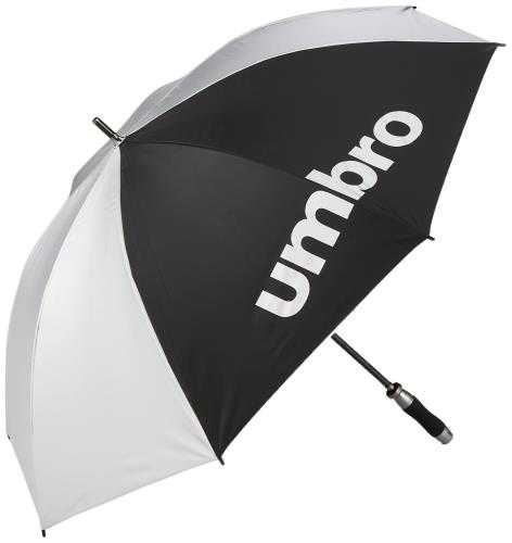 アンブロ長傘 アンブレラ サッカー UVケア スポーツ観戦 日傘 雨傘 ショルダー紐付き 銀パラソル UJS9700B シルバー2 F