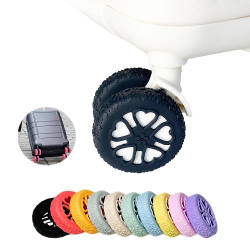 [VERILADY] キャスターカバー 桜柄フルカバー 8個セット スーツケース タイヤカバー キャリーケース 車..