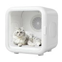 VERILADY ペットドライヤー ペット乾燥機 ドライヤーハウス 猫 ドライヤー ペットドライルーム 犬 猫乾燥機 ペットドライヤーボックス 静音 風速調整 ...