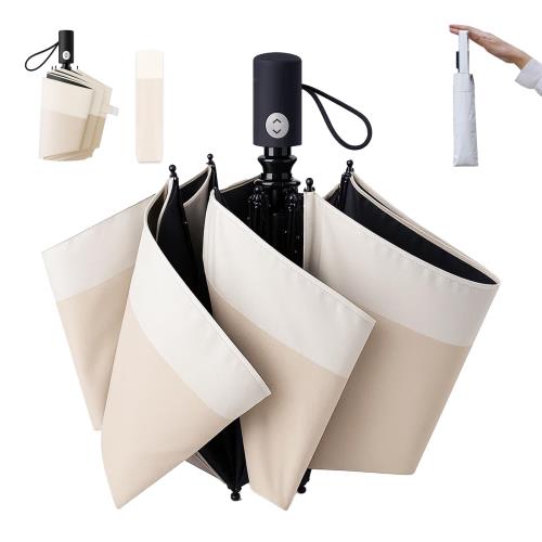 VERILADY 日傘現役皮膚科医監修・JIS認証・段階収納・200g超軽・UVカット率 100%折りたたみ傘 折り畳み日傘 ワンタッチ 安全式自動開閉 完全遮光 紫外線遮断 晴雨兼用