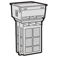 シャープ[SHARP]　オプション・消耗品　2103370422　洗濯機用　乾燥フィルター(210 337 0422)