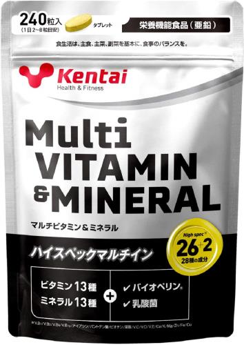 Kentai(健康体力研究所) マルチビタミンミネラル 240粒