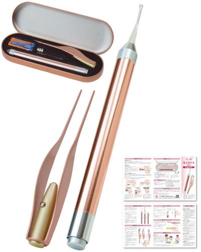 保育士が監修 耳かき みみかき 光る耳かき 耳掃除 ピンセット 耳垢 掃除 みみあか 子ども用 子供 子供..