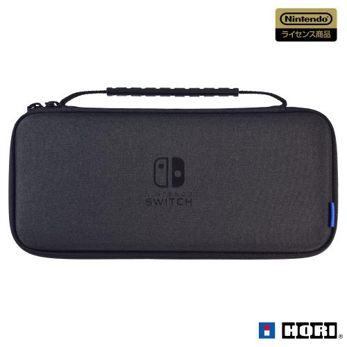 任天堂ライセンス商品スリムハードポーチ プラス for Nintendo Switch ブラックNintendo Switch 有機ELモデル対応