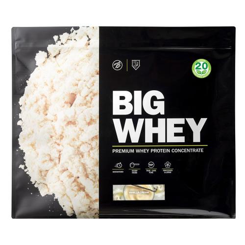 バルクスポーツ プロテイン ビッグホエイ ホエイプロテイン 人工甘味料不使用 甘さ控えめ 5kg バニラクリーム風味 WPC