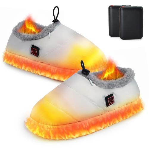 SUPTEMPO 電気スリッパ コードレス 10秒速暖 フットウォーマー 足温器 充電式 電熱スリッ ...