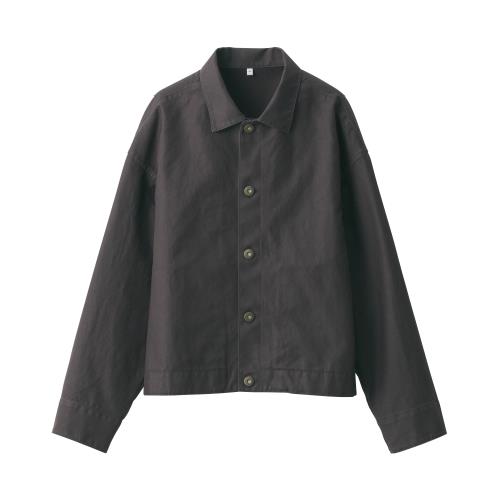 Rakuten - 無印良品 婦人 和紙混ジャケット レディース BG1REA4A ダークブラウン 婦人XL