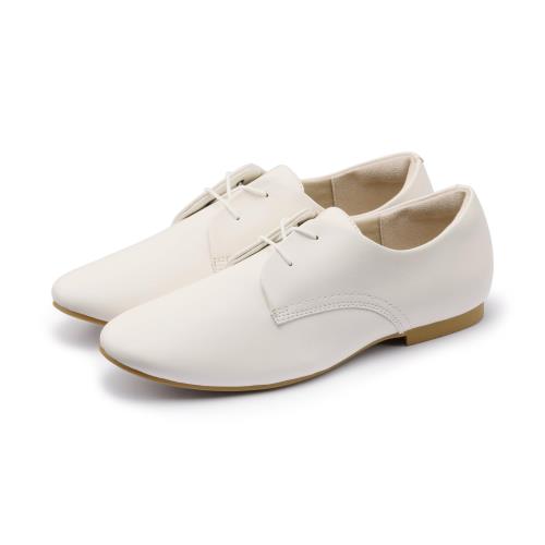 Rakuten - 無印良品 婦人 疲れにくい レザーシューズ レディース EJB01A5S オフ白 23.5 cm
