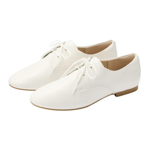 無印良品 婦人 疲れにくい レザーシューズ レディース EJB01A5A オフ白 23.5 cmのサムネイル