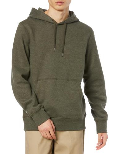 [ Essentials] プルオーバー スウェットシャツ パーカー メンズ ヘザーオリーブ XL