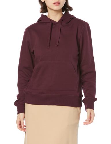 [ Essentials] プルオーバーパーカー フリース レギュラーフィット レディース バーガンディ L