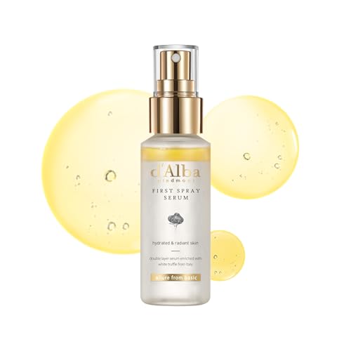 d'Albaホワイトトリュフ ファースト スプレーセラム (50ml) - ミスト化粧水 保湿ミスト 保湿セラム 潤..