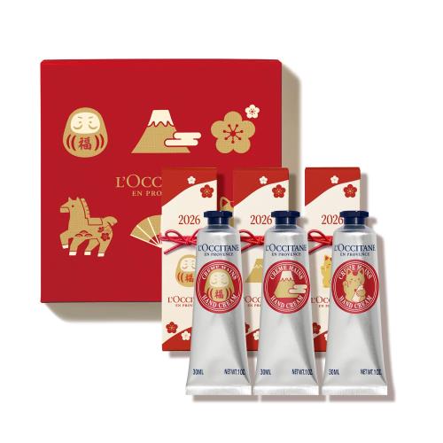 2026年 お年賀ロクシタン(L'OCCITANE) 2026NewYearハンドクリームトリオ ハ ...