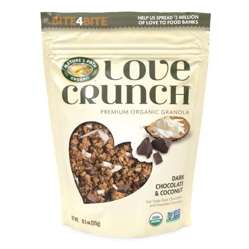 ネイチャーズ パース ラブクランチ オーガニックグラノーラ ダークチョコレートマカロン 325g