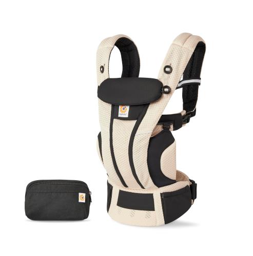 Ergobaby(エルゴベビー) EBC OMNI Breeze ブラックベージュカラーブロック 抱っこひも 新生児から 人間工学 メッシュ 通気性 洗濯機可能 日本色 抱き方4通り 成長に合わせて使える CREGBCZ360PBKBGCB