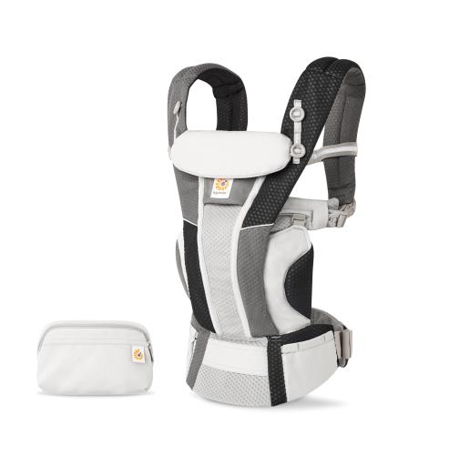 Ergobaby(エルゴベビー) EBC OMNI Breeze グレーパッチワーク 抱っこひも 新生児から 人間工学 メッシュ 通気性 洗濯機可能 日本色 抱き方4通り 成長に合わせて使える CREGBCZ360PGRYPCH